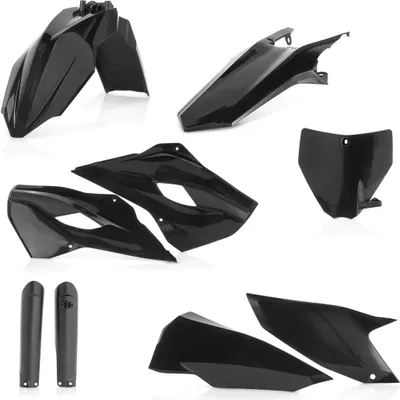 Immagine prodotto di Kit carene 9 pezzi ACERBIS nero per HUSQVARNA