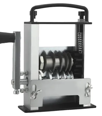 Produktbild von Drahtabisoliermaschine, tragbarer Aluminiumrahmen, effizient für Kupferrecycling, WEISS