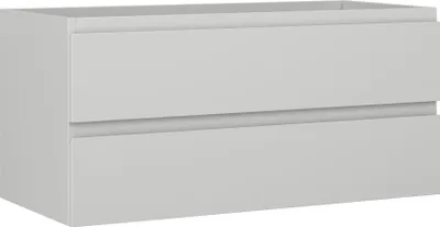 Produktbild von Mexen Orio Badezimmerschrank unter Waschbecken 100 cm, 2 Schubladen, grau matt - 91A10-10047-2-BFF62