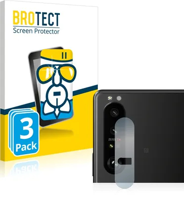 Produktbild von 3x BROTECT Schutzglas für Sony Xperia 1 III (NUR Kameraschutz) Schutzfolie Panzer Folie Glas Display Schutz klar