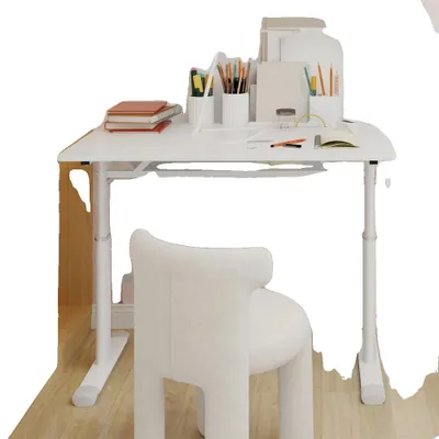 Produktbild von Höhenverstellbarer Schreibtisch, Ergonomisches Design, Platzsparende Funktion, Weiß