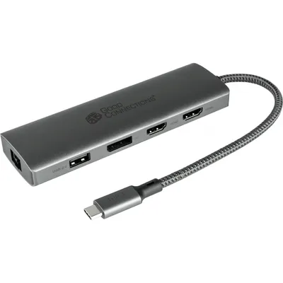 Immagine prodotto di Good Connections USB-C-Hub (10-Port) anthrazit