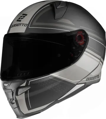 Image de Bogotto FF110 Cinder casque, noir mat/titane, S