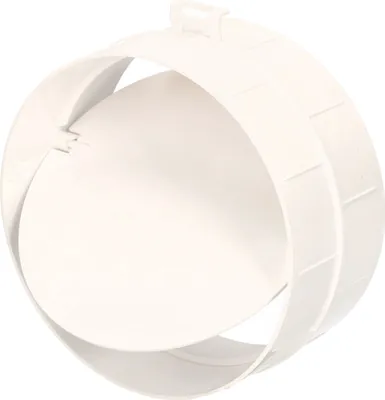 Produktbild von KOTARBAU® Verbindungsstück für Lüftungsrohr Rundkanal Ø 125 mm mit Rückstauklappe