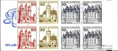 Produktbild von Briefmarken BRD (BR.Deutschland) 1980 Mi MH21a II (kompl.Ausg.) postfrisch Burgen und Schlösser