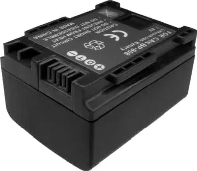 Produktbild von Trade-Shop Kamera Li-Ion Akku 7,4V 900mAh ersetzt BP-808 BP-809 BP-819 BP-827 für Canon VIXIA HF10 HF100 S10
