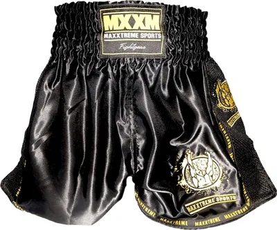 Produktbild von Sporthose 100% Polyester - Kordelzugbund - Seitenschlitze - Mesh-Einsätze - Gestickte Logos MAXXTREME – XXL / Gold