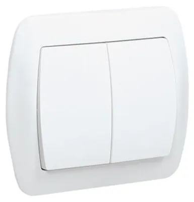 Produktbild von Kontakt-Simon AW5/11, Kunststoff, Weiß, IP20, 250 V, 10 A, 90 mm