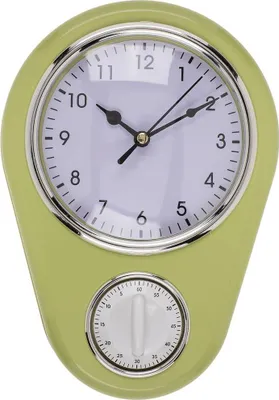 Produktbild von Wanduhr Küchenuhr Wecker 22,5 cm batteriebtrieben