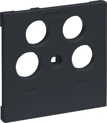 Produktbild von Legrand 765457 SEANO Abdeckung TV-R-SAT-SAT f.Fremdfabrikate Anthrazit