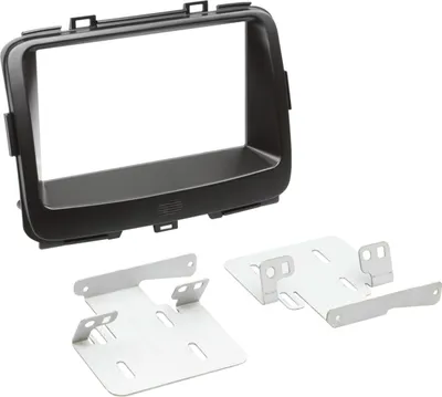Imagen del producto de Adaptador de panel frontal 2-DIN para Kia Carens, modelo a partir de 2013, color