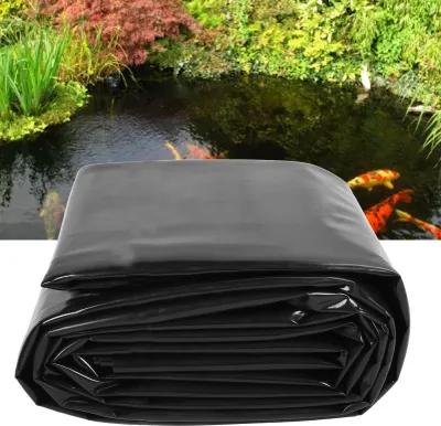 Produktbild von Pond Liner HDPE Prevent Leakage Easy Cutting for Outdoor Aquaculture Water Garden 0.5mm Thickness 4x6.1meter