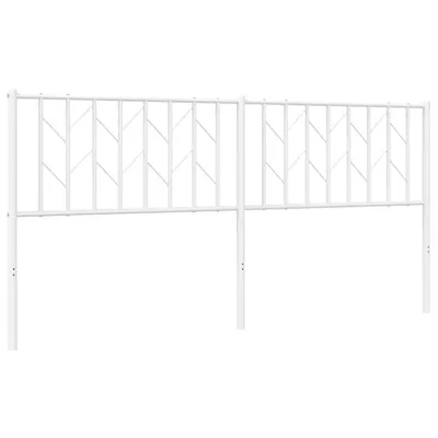 Produktbild von vidaXL Ersatz-Kopfteil Metall Weiß 180 cm