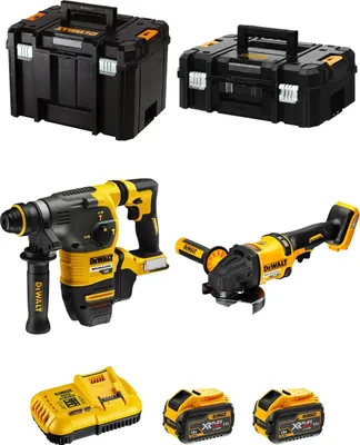 Obrázek produktu pro Sada DeWALT FVK271X2-QW 54 V/18 V (DCH333 + DCG418 + 2 x 9,0 Ah + DCB118 + TSTAK II + TSTAK VI)