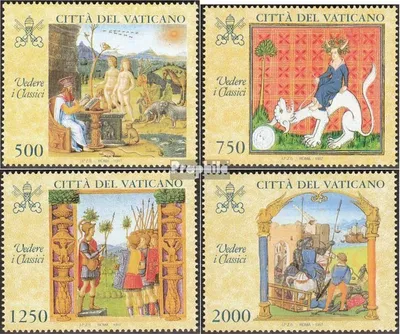 Produktbild von Briefmarken Vatikanstadt 1997 Mi 1210-1213 (kompl.Ausg.) postfrisch Buchmalerei