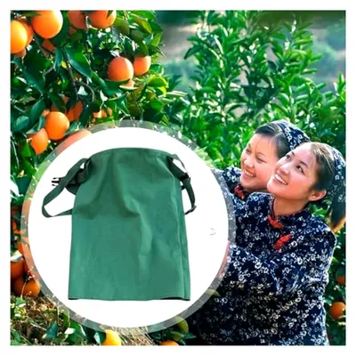 Produktbild von Erntetasche für Obst und Gemüse mit verstellbarem Gurt, Gemüsesammeltasche für die
