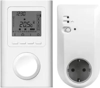 Produktbild von HSK 890839 Fernregler mit Aufputzempfänger Wand Weiß