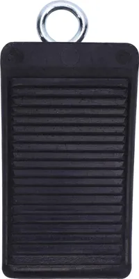 Zdjęcie produktu dla klin pod koło 6,30 x 3,94 x 3,94 cala, wytrzymała guma, nośność 1-3 ton, blokada opony do samochodu, przyczepy, kampera, ciężarówki, ATV