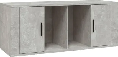 Produktbild von vidaXL TV-Schrank Betongrau 100x35x40 cm Holzwerkstoff