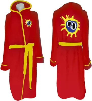 Obrázok produktu pre Primal Scream - Screamadelica Uni Small - Mittlerer Bademantel - Rot