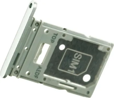 Produktbild von Simkarten Halter für Samsung Galaxy A54 - Tray Fach Schublade Schlitten Weiß