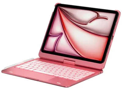 Produktbild von Flexbook Touch-Etui mit Tastatur für iPad Air 11", rosa