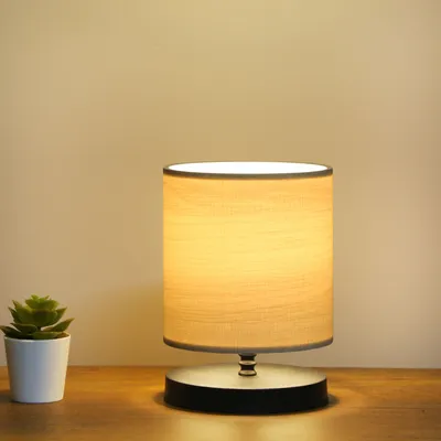 Produktbild von Opviq, AYD- AYD SGN, Beige, Nachttischlampen, 15 x 15 x 22 cm, PVC -Körper