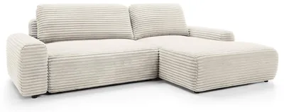 Produktbild von Selsey Alferia - Ecksofa mit Schlaffunktion, Breitcord-Bezug, creme, rechtsseitig
