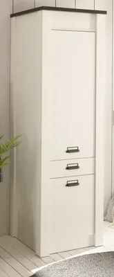 Produktbild von Küche Hochschrank "Stove" in weiß Pinie Küchenschrank hoch mit Soft-Close 62 x 201 cm