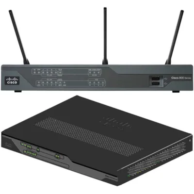 Produktbild von Cisco C896VA-K9, Ethernet-WAN, Gigabit Ethernet, Schwarz