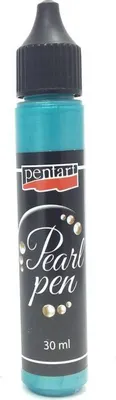 Zdjęcie produktu dla Perełki w płynie Pearl Pen - Pentart - turkus/turquoise 30ml