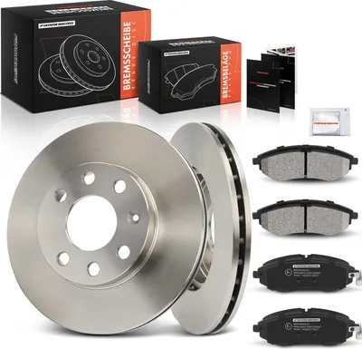Produktbild von Frankberg 2x Bremsscheiben 4x Bremsbeläge Vorderachse für Chevrolet Aveo T250 T255 Aveo/Kalos T200 T250 T255