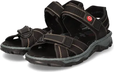 Produktbild von Rieker Damen 68851 Sandalen, Schwarz, 39 EU