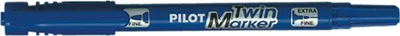 Produktbild von PILOT Permanent Marker "Twin Marker" extra fein blau