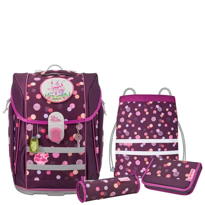 Immagine prodotto di McNeill zaino della scuola McLight 2 Schoolbag Set 6 -pezzi Ruby mirtillo