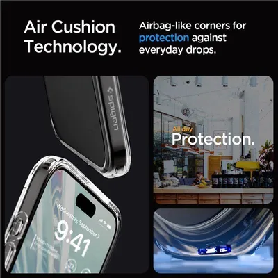 Image de Spigen iPhone 15 Pro Max Crystal Hybrid Crystal Cover - Crystal Clear
