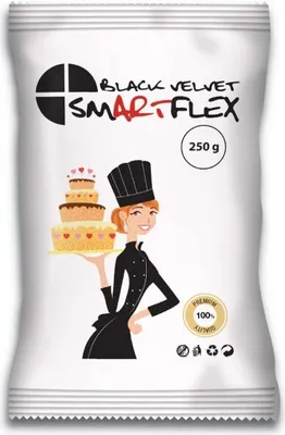 Produktbild von SmartFlex Fondant Schwarz Velvet 250g