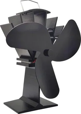 Obrázek produktu pro Ekologický generátor tepla – třílopatkový ventilátor pro kamna na dřevo