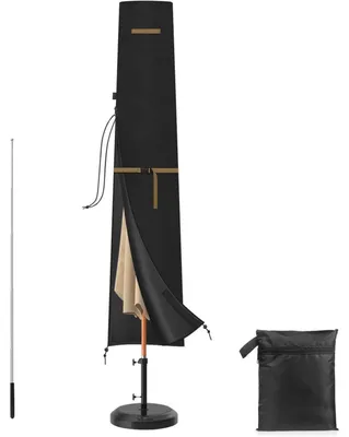 Produktbild von Abdeckhaube für Sonnenschirme Ø 200-300 cm, wasserdicht, winddicht, Oxford-Gewebe, mit Teleskopstange