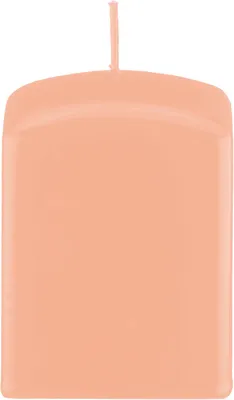 Produktbild von Quader Kerzen, Quadratische Kerzen Lachs 120 x Ø 60/60 mm, 16 Stück