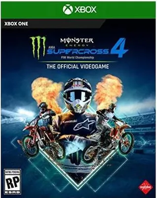 Imagen del producto de PLAION Monster Energy Supercross 4, edición estándar, en inglés e italiano, para Xbox One