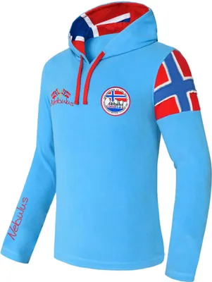 Produktbild von Nebulus Fleecepullover COSY Herren, warmer Fleecepullover, Pulli aus Fleece mit Half Zip Reißverschluss, P4662 - Herren, malibublau, M
