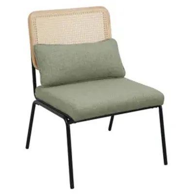 Produktbild von SVITA SVEA Loungesessel Rattansessel Retrosessel Rattan vintage Grün