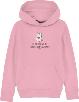 Produktbild von Mr. & Mrs. Panda Kinderpullover Einhorn Herz 12-14 Jahre (152/164) - Baumwolle Pink - Geschenk, Unicorn, Hoodie, Pullover, Sweatshirt, Hoody, Lustig, Anders, Einhörner
