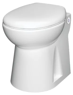 Kompakt-Toilet mit Zerkleinerer, 500 W, 2/4 L Spülung, Soft-Close