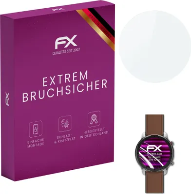 Produktbild von atFoliX FX-Hybrid-Glass Displayfolie kompatibel mit Amazfit GTR (42mm) Glasfolie