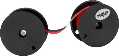 Produktbild von vhbw Farbband Schriftband kompatibel mit Triumph-Adler 1218 P, 1217 P, 1216 P, 121 P, 1204 P, 120 P, 1214 P Nadeldrucker, Bondrucker - Schwarz, Rot