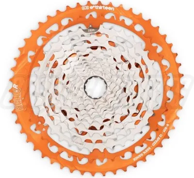 Produktbild von e*thirteen Helix Race Kassette, 9-50 Z., 12-fach, naranja