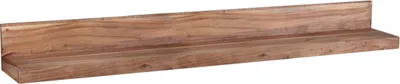 Produktbild von Wandregal MUMBAI Massiv-Holz Akazie Holzregal 160 cm Landhaus-Stil Hänge-Regal Echt-Holz Wand-Board Natur-Produkt