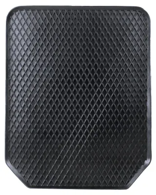 Produktbild von alca® Schalenmatte aus Gummi mit Rand, 56x45 cm schwarz wasser- & flüssigkeitsdichte Gummifußmatte für Ihr Auto